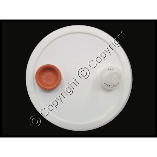 Injectable Liquid Culture Lid - PP5 - Regular Mouth - 70 mm - Click Image to Close